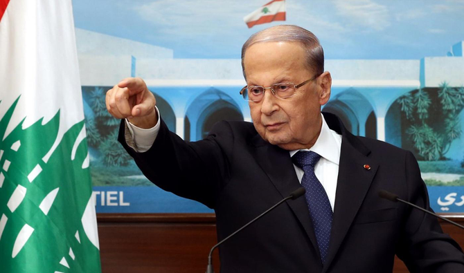 Lebanese President Michel Aoun. (AFP)