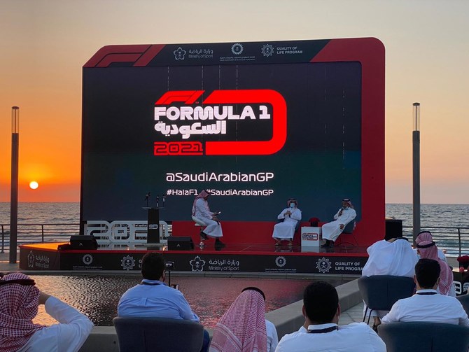 Saudi Arabia announced Thursday that it will host the Formula 1 Grand Prix in its Red Sea coastal city of Jeddah in Nov. 2021. (Ministry of Sport)