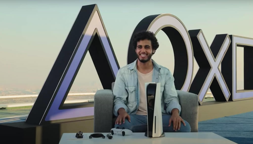 PlayStation Arabia brings 'Play Has No Limits' to life with the PS5 unboxing  on the Burj Al Arab Helipad｜Arab News Japan