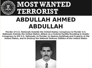 FBI poster calling for the capture of Abdullah Ahmed Abdullah of the Al-Qaeda terror network. (AFP/Getty images file photo)