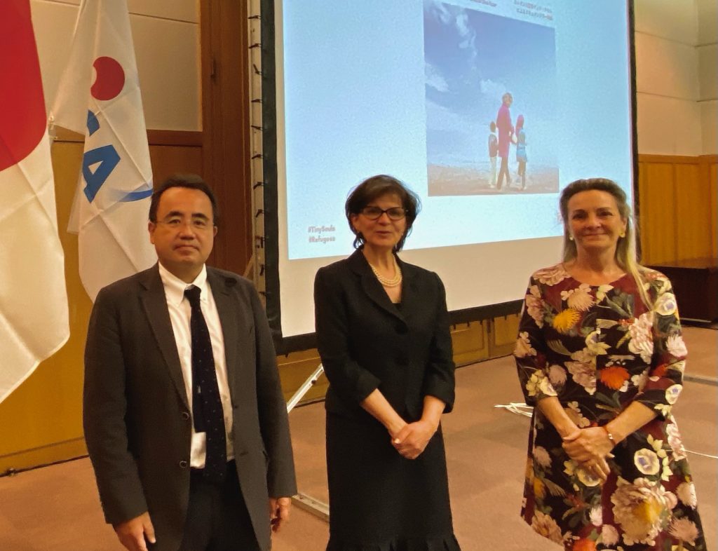 Jordan's Embassy in Japan screened a film about refugees in Tokyo. (ANJ Photo)