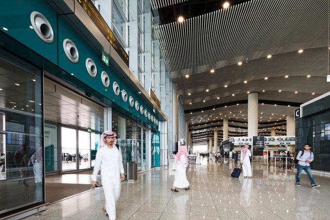 Terminal 5 at Riyadh's King Khalid International Airport (KKIA), which operates the airport's domestic traffic.