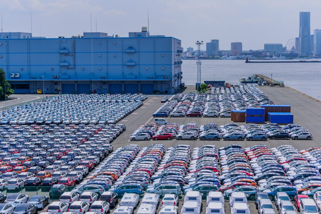 Japan's exports fell 0.2% in October from a year earlier, Ministry of Finance data showed on Nov. 18, 2020. (Shutterstock)