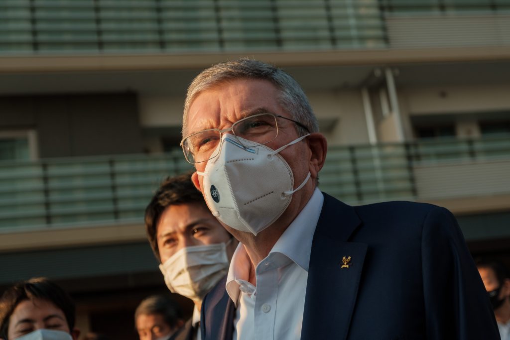 Athletes competing in next year's Tokyo Games will be allowed to arrive at the Olympic village five days prior to the start of their competition and have to leave it a maximum of 48 hours after their completion, Bach told a virtual press conference. (AFP)