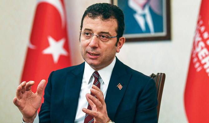 Istanbul mayor Ekrem Imamoglu said on Saturday that Turkey’s state-run banks continuously refused to extend loans to the municipality. (AFP)