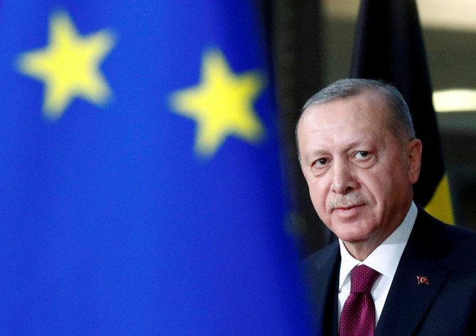 Recep Tayyip Erdogan’s comments come at a time as EU leaders mull sanctions against Turkey, a candidate country to join the bloc, ahead of a summit. (Reuters)