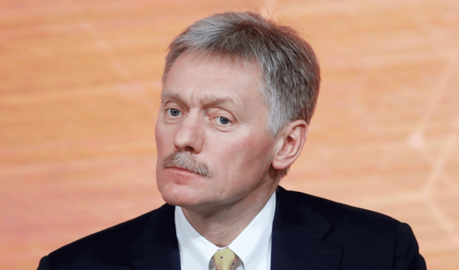 Kremlin spokesman Dmitry Peskov listens during Russian President Vladimir Putin's annual end-of-year news conference in Moscow, Russia December 19, 2019. (REUTERS)