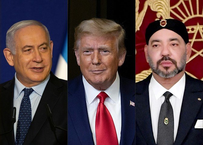 US President Donald Trump announced on December 10 that Morocco is now the fourth Arab state this year to recognize Israel. (AFP/File Photos)