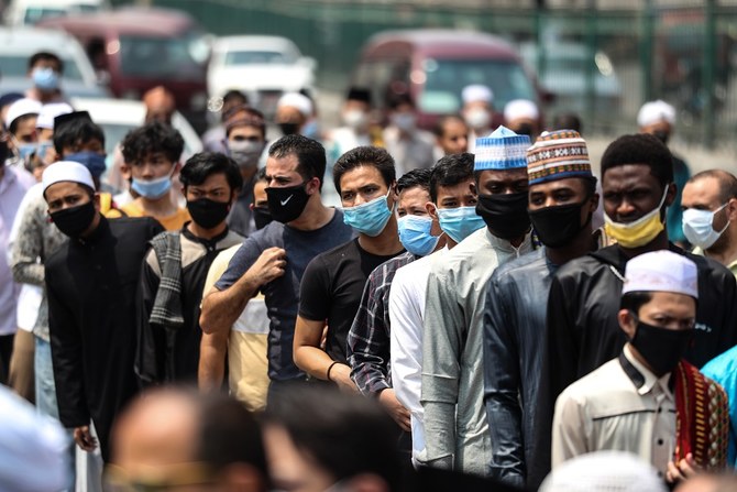 Each individual will have to take two doses of the vaccine, with a 21-day period in between shots. (File/AFP)