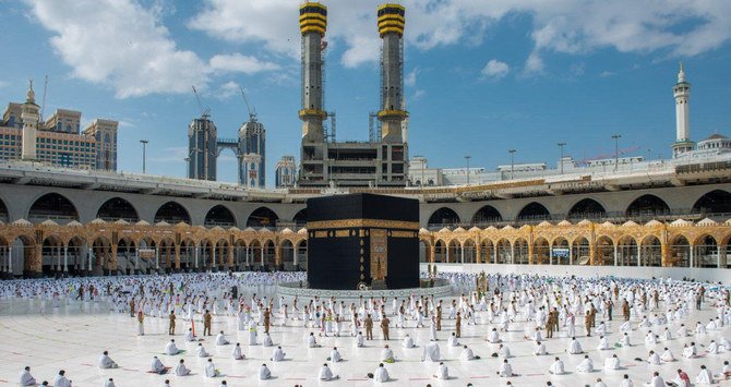 Saudi Arabia suspended Umrah in March and significantly downsized the Hajj pilgrimage in July by only allowing about 1,000 pilgrims, all in response to the COVID-19 pandemic. (SPA)