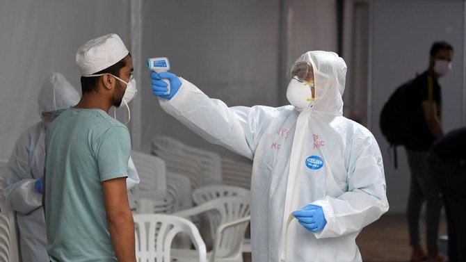 The UAE recorded 1,506 new COVID-19 cases and two virus-related deaths on Tuesday Dec. 29, 2020. (File/AFP)