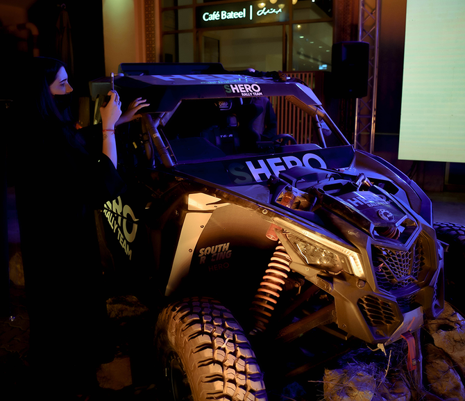 The young women are aiming to make history as the first Saudi female athletes to take part in the annual Dakar Rally. (AN photo by Basheer Saleh)