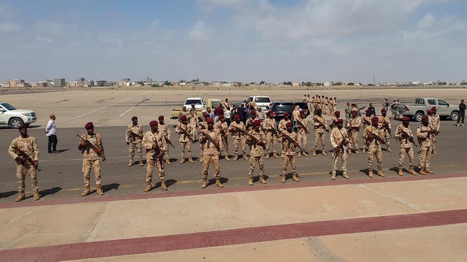 There was also a heavy military presence. (AFP)
