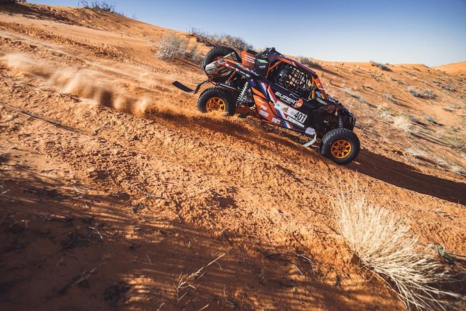 Kees Koolen during the Hail Baja 1. (Supplied)