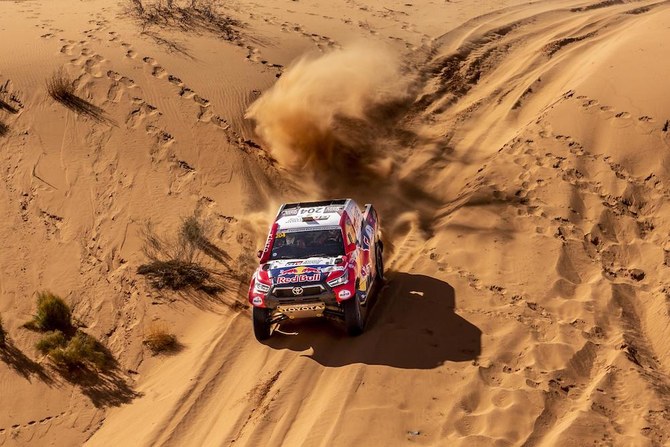 Nasser Saleh Al-Attiyah during the Hail Baja 1. (Supplied)