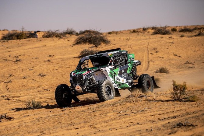 Saleh Al-Saif during the Hail Baja 1. (Supplied)