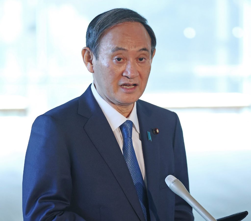 Suga will convene a meeting of his coronavirus response task force on Monday to discuss the handling of areas hard hit by the virus under the Go To Travel program.