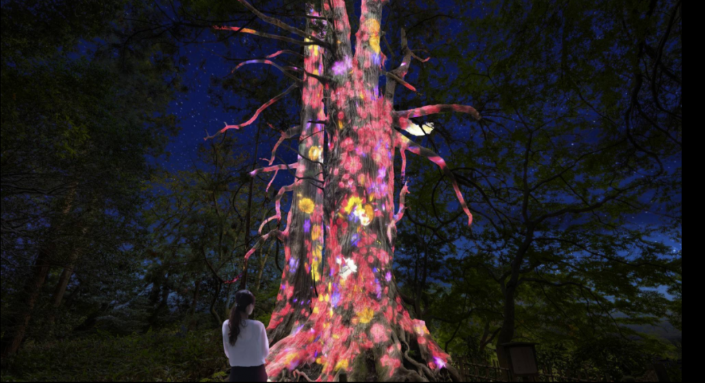 This upcoming project is deemed interactive as it will respond to the presence of people within the space, and visitors can visit from Feb 13 to Mar 21 2021. (TeamLab)