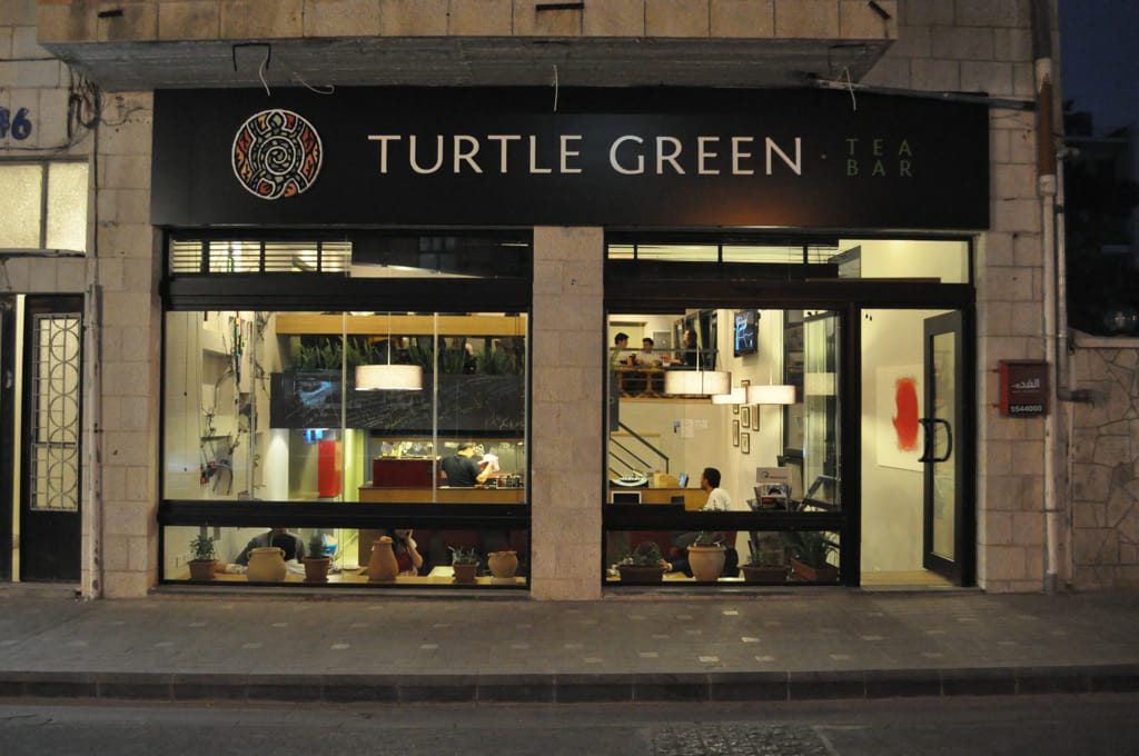 The Turtle Green Tea Bar had its own tea blends to match the local tastes in Jordan. (Supplied)