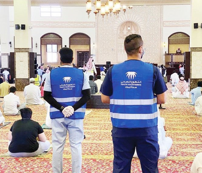 The Kingdom’s Vision 2030 goal is to have 1 million male and female volunteers by the end of the decade. (SPA)
