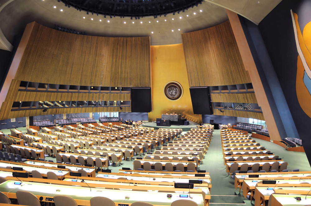 UN General Assembly. (Shutterstock)