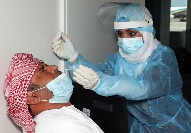 Total COVID-19 cases in the Sultanate currently stands at 129,404. (AFP)