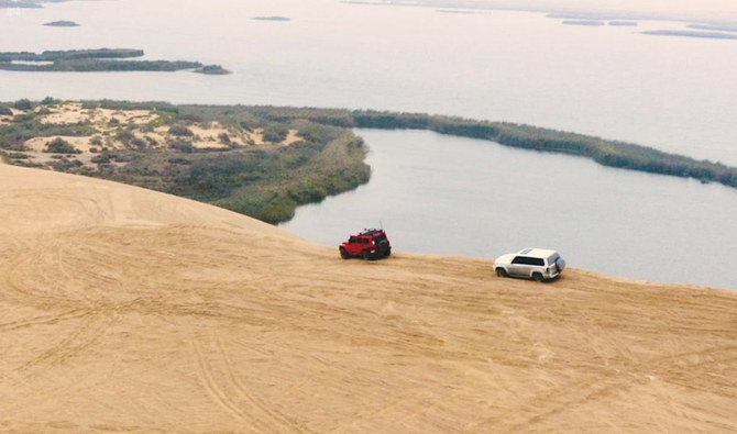 The highlight of the trip is Al-Asfar Lake, which is located in the heart of the desert. (SPA)
