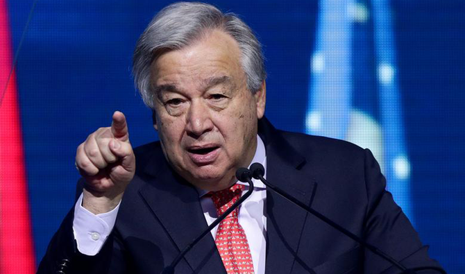 UN Secretary-General Antonio Guterres. (Reuters)