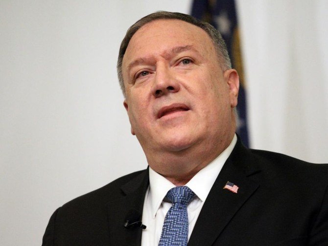US Secretary of State Mike Pompeo speaks on Dec. 9, 2020, in Atlanta, Georgia. (File/AFP)