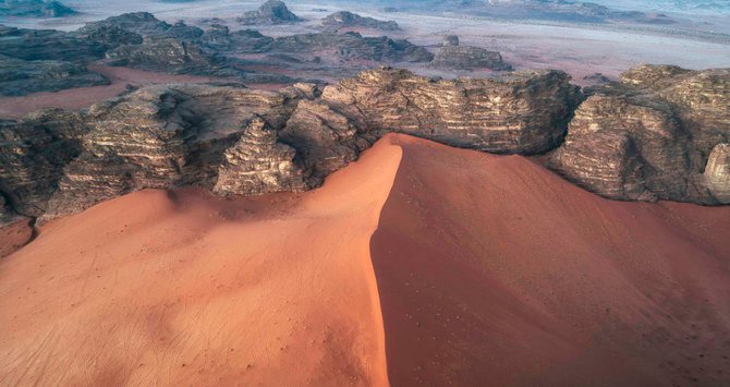 In October 2017, the Crown Prince announced the launch of a new investment city, NEOM, in northwest Saudi Arabia, at a total investment of $500 billion. (NEOM/Gary Cummins)