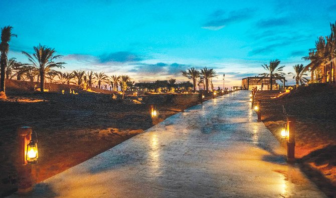 Located between Al-Ammariyah and Diriyah, the stunning desert area just outside of Riyadh city will combine modern luxury with oasis scenery. (Supplied)