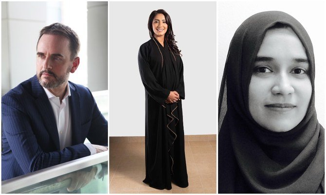 From L-R: Trefor Murphy, founder and CEO of Cooper Fitch, a Dubai-based recruitment firm that covers the whole Gulf region. Fazeela Gopaliani, Middle East head of the Association of the Chartered Certified Accountants (ACCA). Rabia Yasmeen, a consultant at research company Euromonitor International. (Supplied)