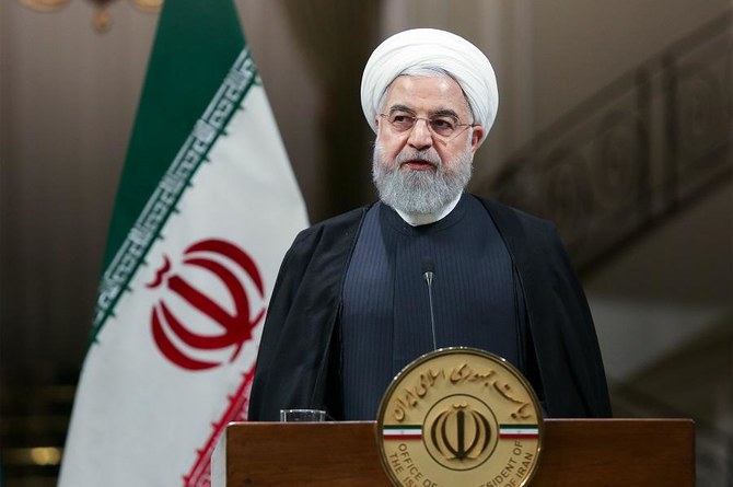 Rouhani urged US President-elect Joe Biden on Wednesday to return to the 2015 nuclear deal and lift crippling sanctions on the Islamic Republic. (File/AFP)