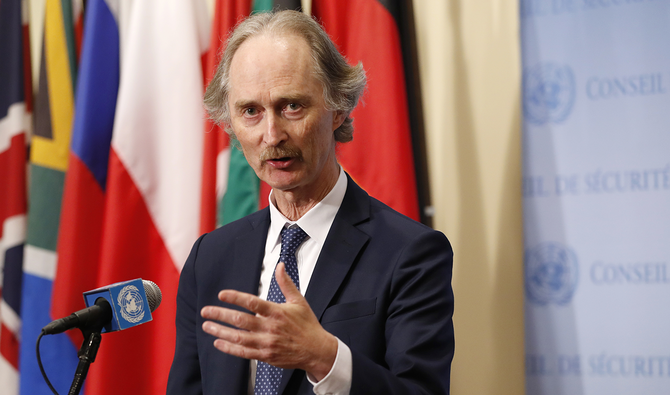UN Special Envoy for Syria Geir Pedersen announced Wednesday, Jan. 20, 2021, that the next round of talks toward revising the war-battered country's constitution will start in Geneva on Jan. 25 and urged the parties to move to actual drafting. (AP/File)