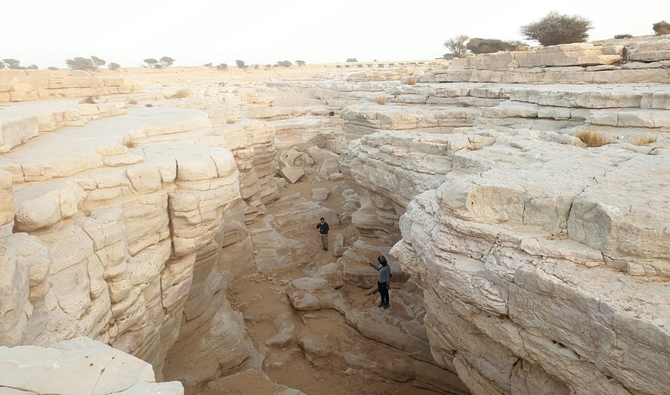 The hidden Mawan Valley is considered to be one of the most important archaeological sites in Saudi Arabia. (Photo by Saeed Al-Qarni and Tareq Mohammed)