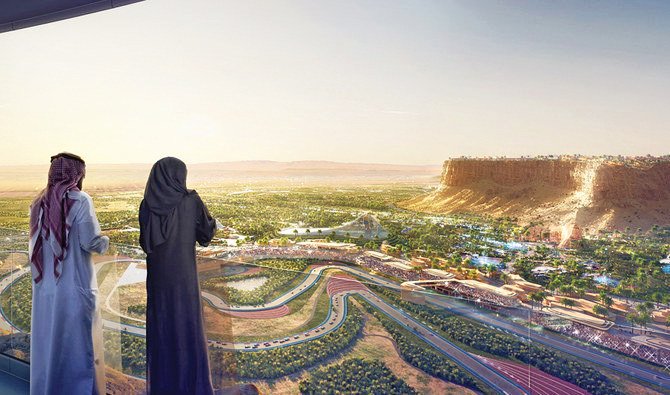 The city — which will cover over 300 square kilometers of land — will host a Formula 1 racing track, a Six Flags theme park, a water park, sports facilities such as football stadiums and development infrastructure for young Saudi athletes, and an extensive range of cultural, creative and artistic activities. (Supplied: Qiddiya)