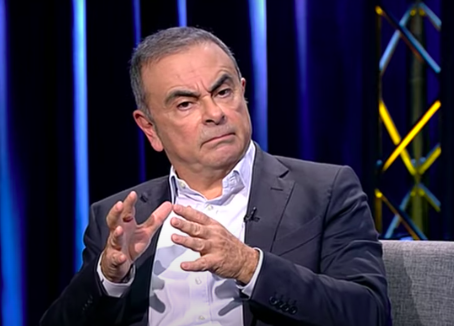 Former Renault-Nissan Chairman Carlos Ghosn said in an interview that the normalization of relations with Israel is a positive step for investment in the Middle East, Jan. 5, 2021. (Screengrab from LBC TV)