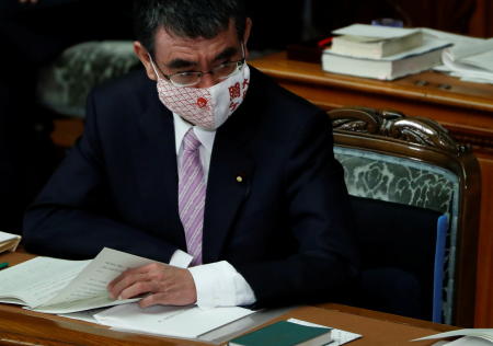 Taro Kono. (Reuters)