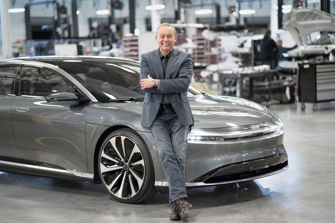 Peter Rawlinson, CEO of Lucid Motors, the Californian electric vehicle (EV) carmaker part-owned by Saudi Arabia’s Public Investment Fund. (Supplied)