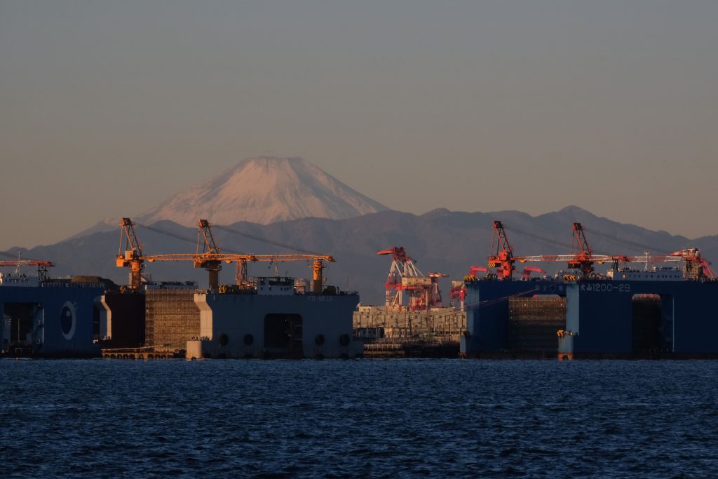 The Tennozu area in Tokyo's Shinagawa Ward and the city of Sakai in the western prefecture of Osaka, in particular, are beefing up preparations to turn the tables on the industry's tough situation in a world after the pandemic. (AFP)