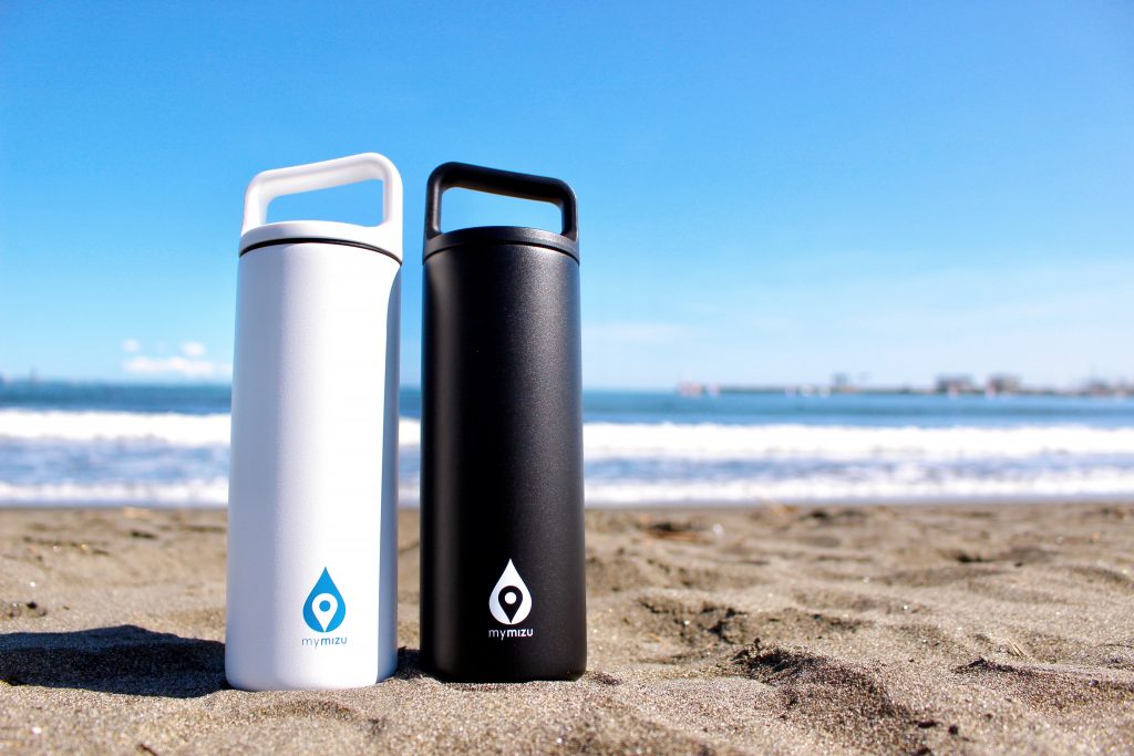 mymizu offers lifestyle products such as reusable bottles on their store, where the proceeds from items purchased are directed towards supporting mymizu’s environmental activities. (mymizu/supplied)
