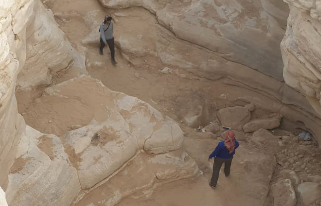 The hidden Mawan Valley is considered to be one of the most important archaeological sites in Saudi Arabia. (Photo by Saeed Al-Qarni and Tareq Mohammed)