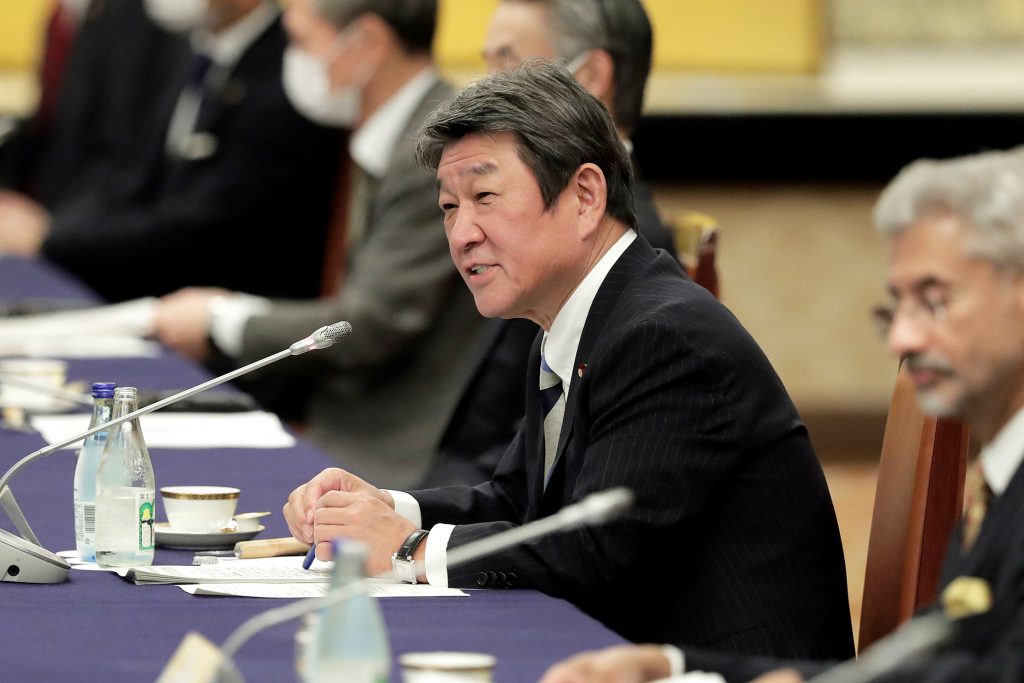 At a press conference, Motegi said that he wants the Diet, Japan's parliament, to proceed with deliberations so that the renewed pact will take effect by the end of next month. (AFP)