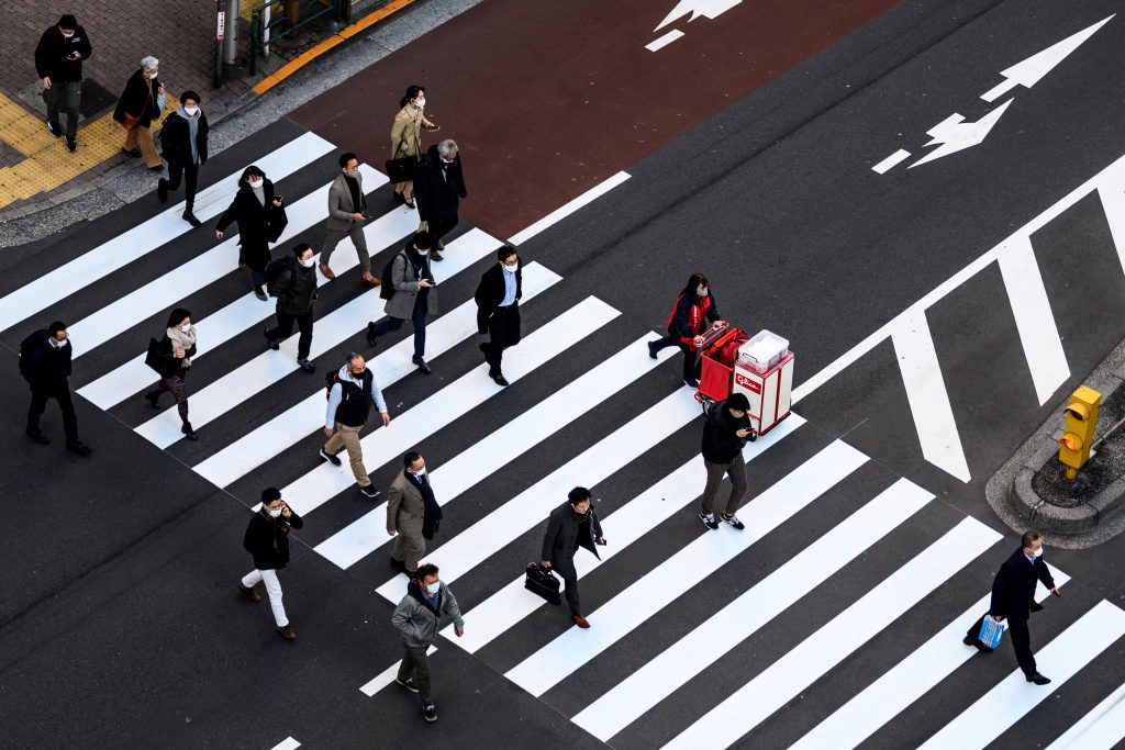Tokyo reported 445 new cases of coronavirus infection on Thursday. (AFP)