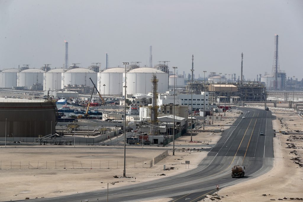 Construction of the gas liquefaction plants is expected to be completed between 2025 and 2027. (AFP)