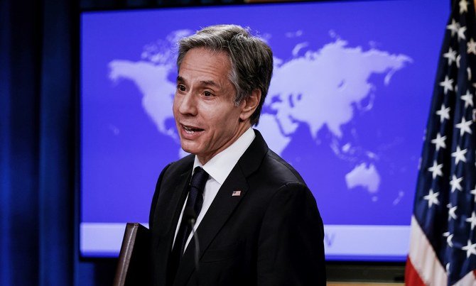 US Secretary of State Anthony Blinken said Biden is building a strong team to deal with Iran to seek a “longer and stronger” nuclear deal. (File/AFP)