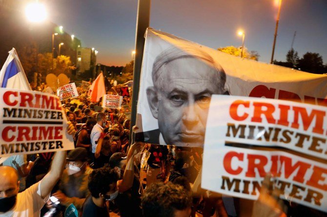 Israel’s longest serving leader is the first sitting prime minister to go on trial for corruption. (AFP)