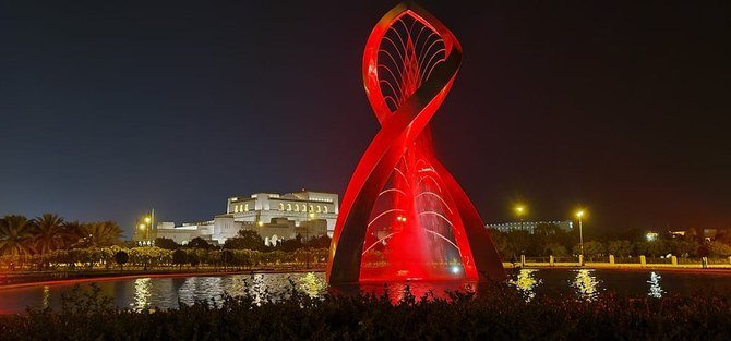 The arches fountain in the gardens of the Royal Opera House in Oman’s capital city, Muscat. (Twitter)