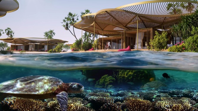 Backed by Saudi Arabia’s sovereign wealth fund, the Public Investment Fund (PIF), and part of the flagship development the Red Sea Project, Coral Bloom has been designed by the world-renowned British architectural firm Foster + Partners. (Supplied)