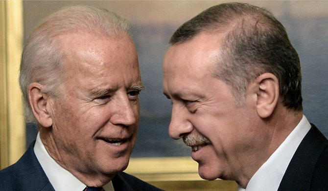 Turkish President Recep Tayyip Erdogan is getting an early cold shoulder from Biden. (File/AFP)